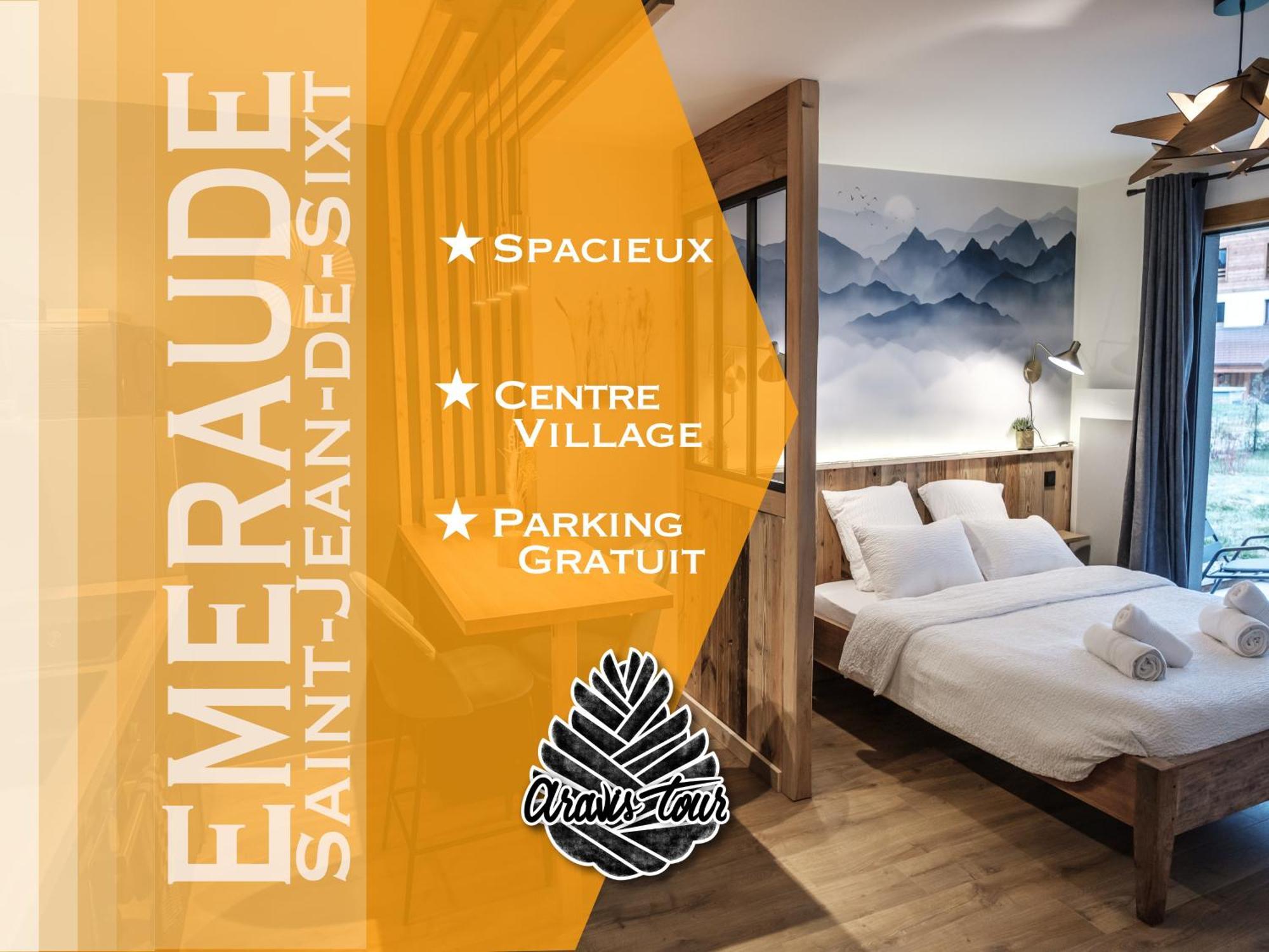 Residence Emeraude - Centre Village - Aravistour Saint-Jean-de-Sixt Exterior foto